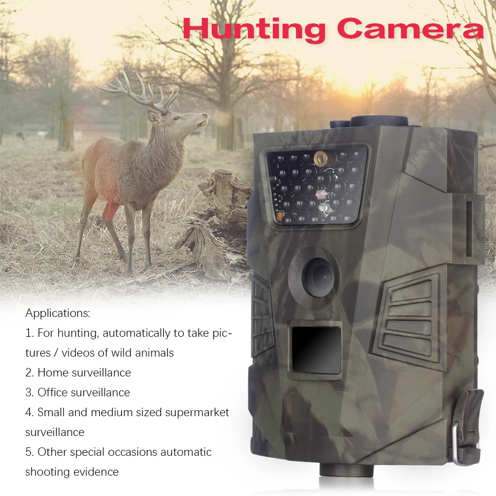 SUNTEK новая 12MP самая дешевая цифровая камера для охоты 1080p с 30 черными ИК