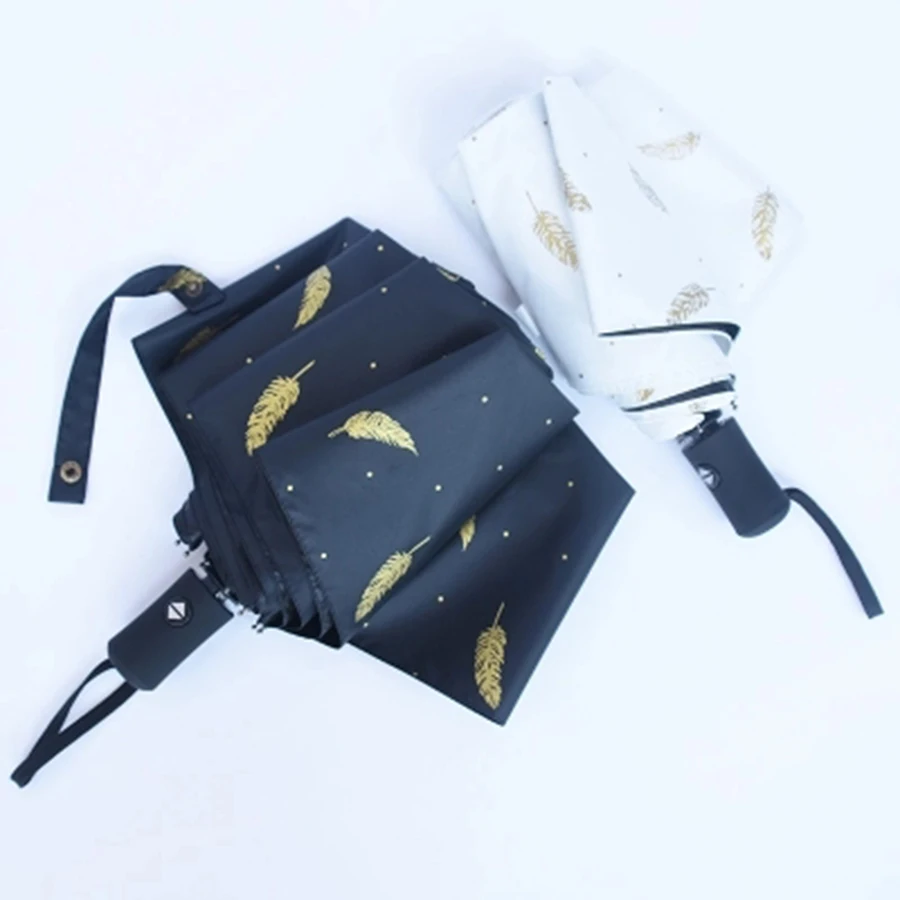 Rain Decoration Automatic Folding Umbrella Goods Fishing Clear Dog Beach Pocket Paraguas Windproof Men Anime Sun 50YS0041 | Дом и сад