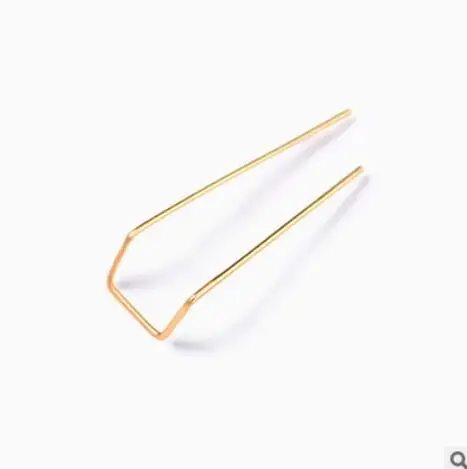 ed 0845 Europe and the United States curved simple fashion temperament personality metal geometric earrings ear buckle cute girl | Украшения