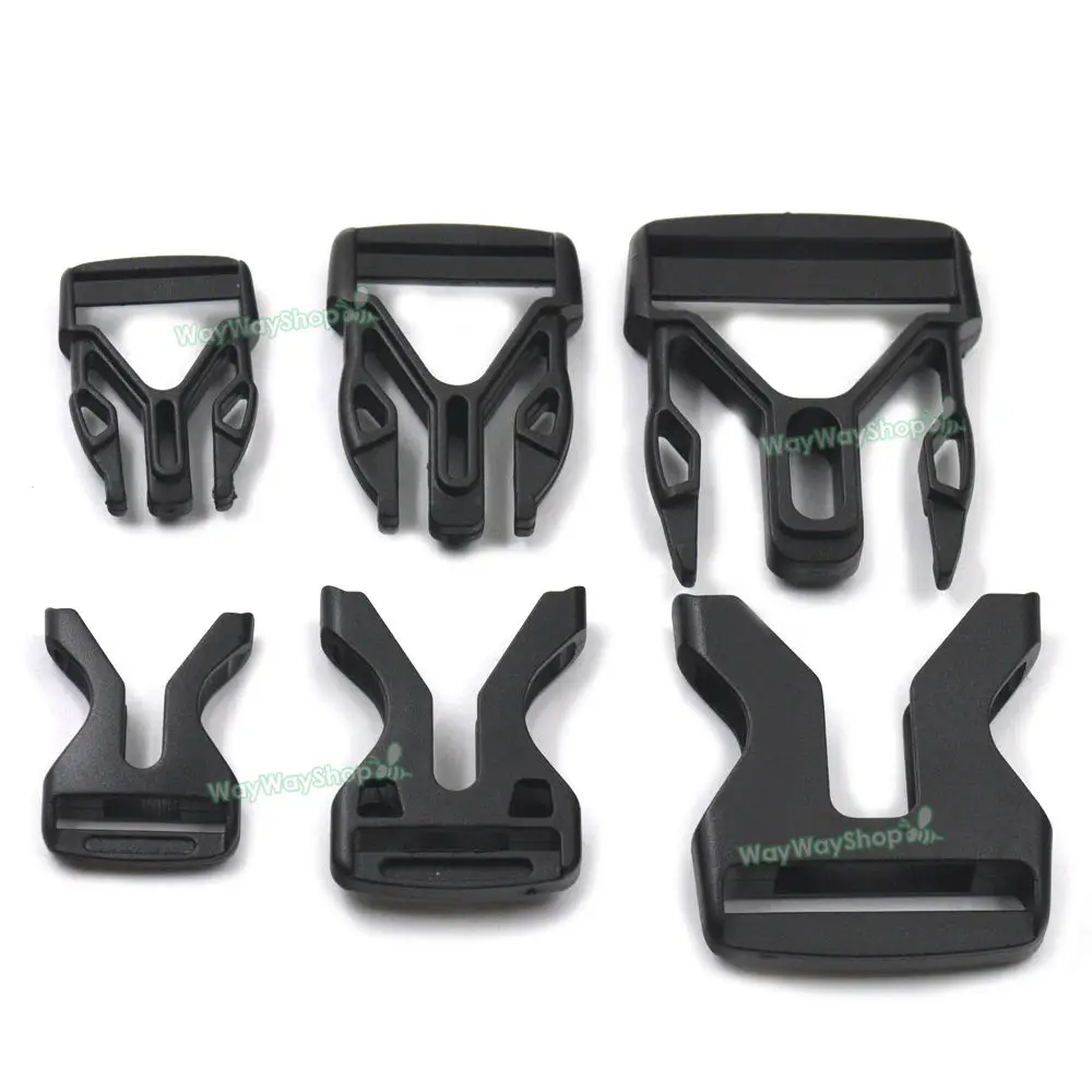 10 шт. Пряжка Боковое крепление для лямки нейлоновый ремень Паракорд сумка