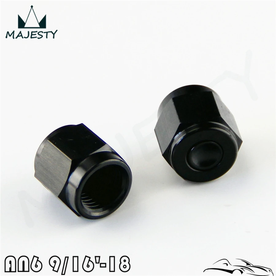 2 шт. алюминиевые переходники 6 AN AN6 черные|adapter fitting|aluminium tube fittingsan6 fitting |