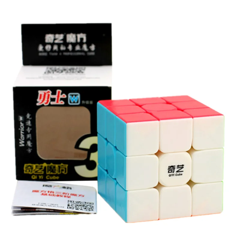 Кубик магический Droxma QiYi Warrior W 3x3x3 скоростной пазл кубики для соревнований игрушки