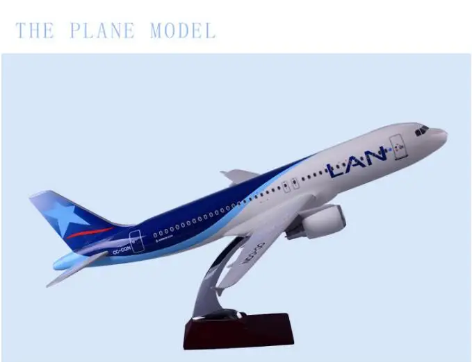 Модель самолета там 47 см модель из смолы для Бразилии Tianma B777 Аэробус A320 LAN Чили