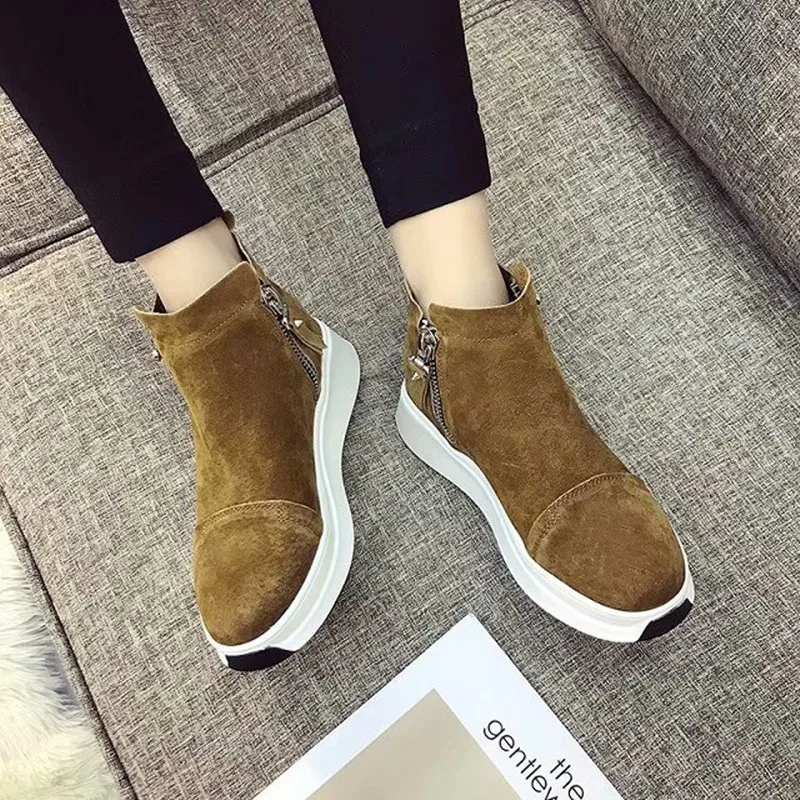 Новинка 2019 года весенние Замшевые женские модные роскошные Нескользящие удобные