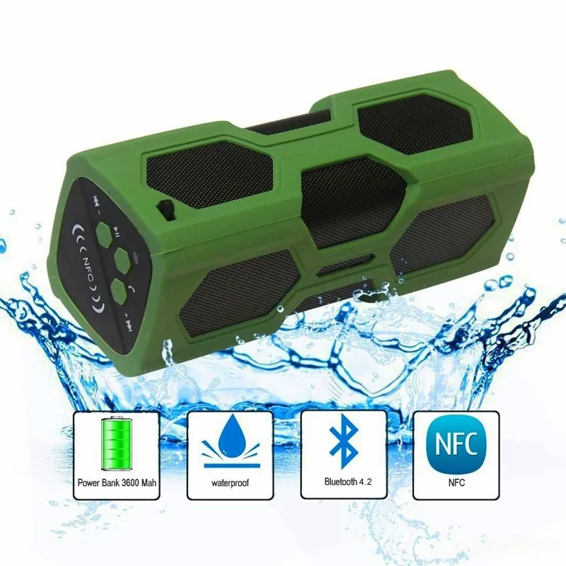 Green VTIN портативный Bluetooth беспроводной динамик раскладной стул с металлической рамой водонепроницаемый внешний аккумулятор ультра Бас Сабвуфер Звук с функцией NFC - Цвет: Green