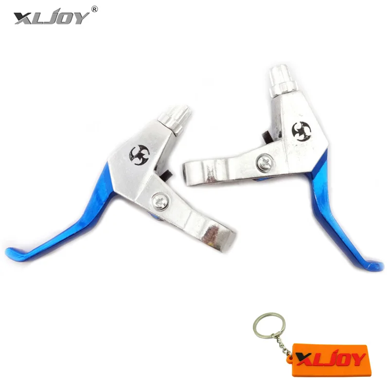 Синие правые и левые тормозные рычаги XLJOY для 43cc 47cc 49cc детский мини мотоцикл