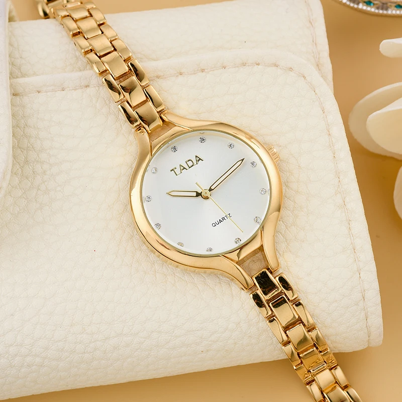 Роскошный бренд TADA водонепроницаемые женские элегантные часы мужские