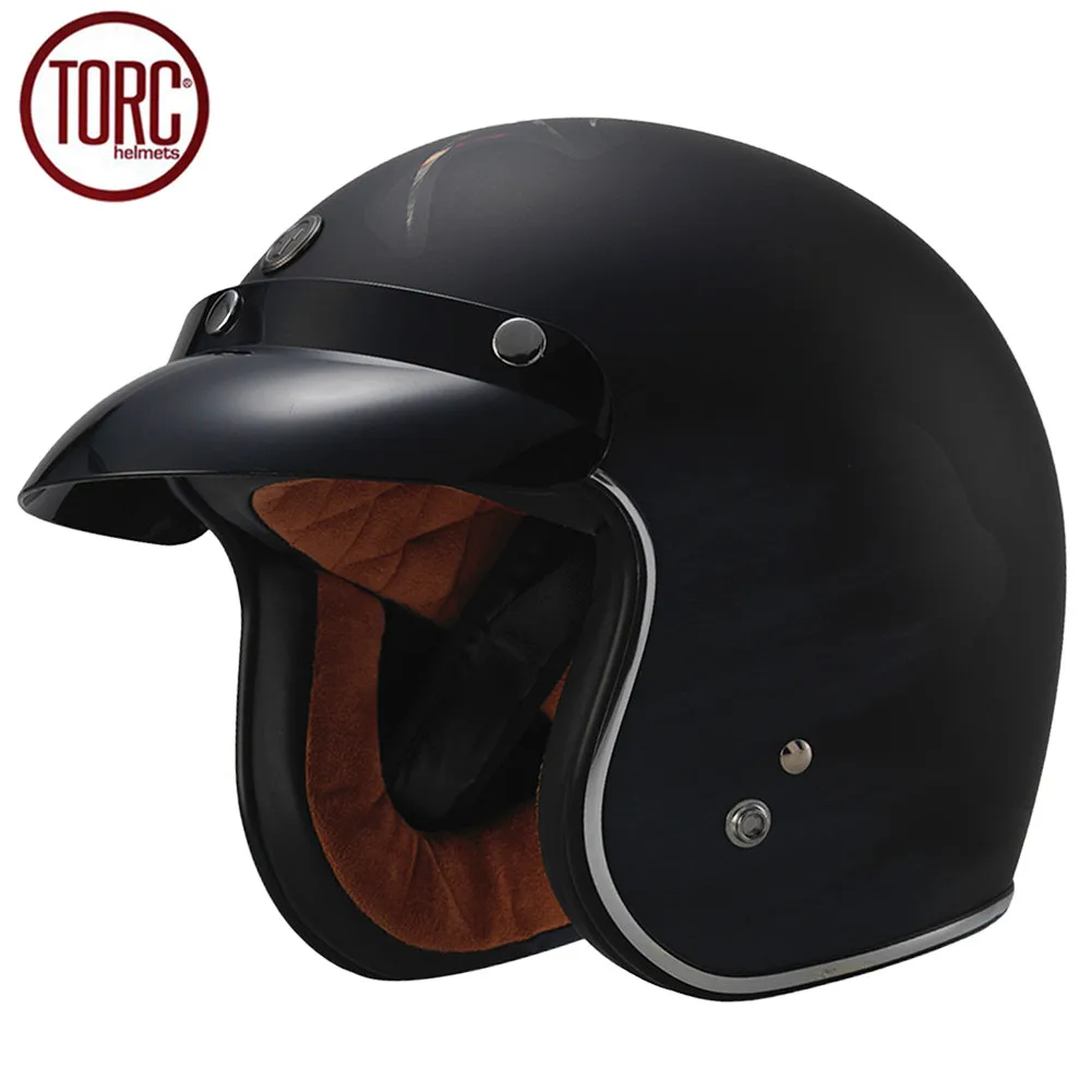 TORC прогулочный мотоцикл шлем с открытым лицом винтажный T5095 moto Casque Casco cicleta Capacete DOT