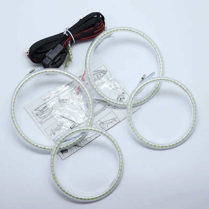 Дневные ходовые огни для Chevrolet Aveo 2011 2012 2013 2014 SMD белсветодиодный ангельские глазки