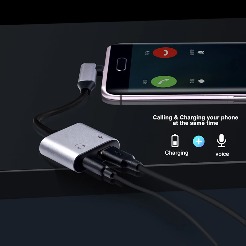 Зарядное устройство для наушников с разъемом usb type C и 3 5 мм аудио адаптер Google Pixel