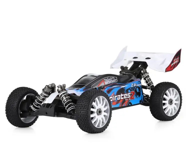 Blue kit ZD гоночный 1:8 масштаб водонепроницаемый 4WD внедорожный Высокоскоростной Электронный пульт дистанционного управления багги, rc гоночные автомобили - Цвет: Blue kit