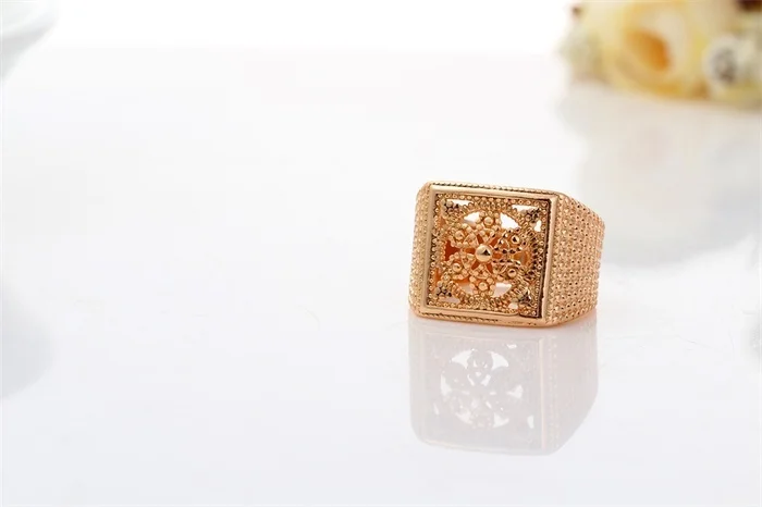 Новинка Унисекс Винтажный текстурный узор квадратный гравированный полый