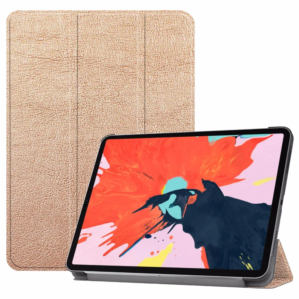 Gligle тонкий кожаный чехол для iPad Pro 12 9 2018 оболочка с Умной функцией 300 шт./лот
