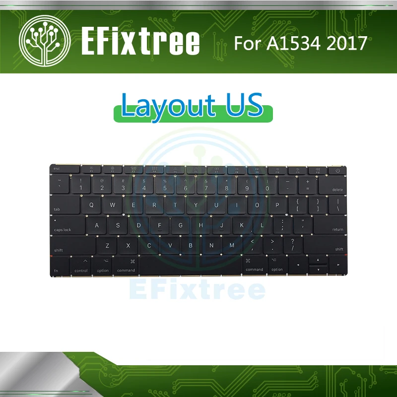 

New 2015 2016 2017 Laptop A1534 Layout US For Macbook 12" Retina A1534 Keyboard US MLHA2 MLHC2 EMC 3099 2991 2746