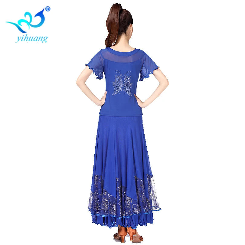 Женский современный костюм Танго для бальных танцев соревнований вальса