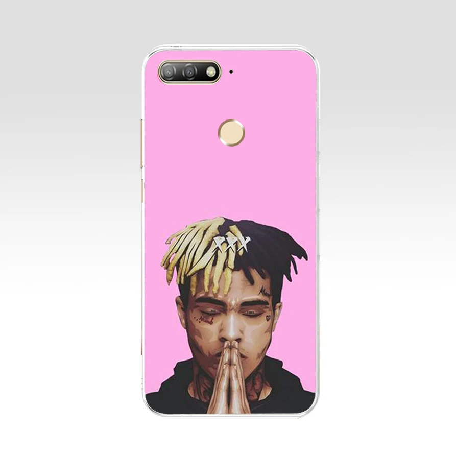 123 ZX Xxxtentacion ТПУ Мягкий силиконовый чехол для Huawei Honor P8 Lite 2017 7X 8X 7a pro 5 7 дюймов
