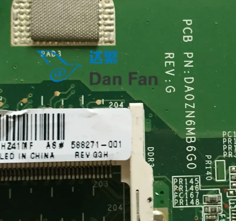 Материнская плата 588271-001 для HP AIO 200 200-5118CN материнская DA0ZN6MB6G0 100% протестирована