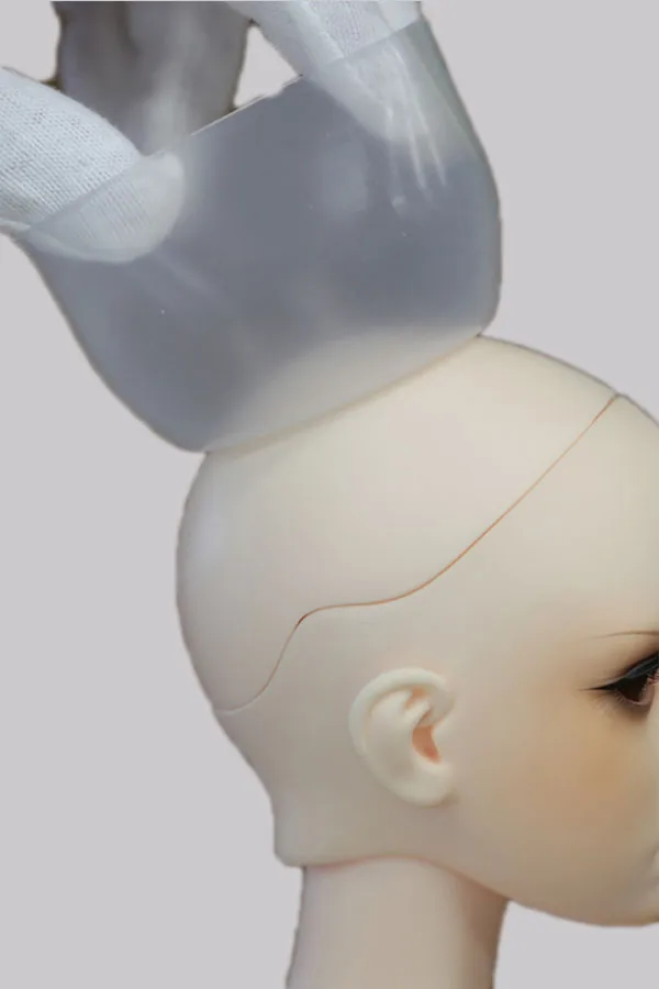 Luodoll Новинка 1/6 1/4 1/3 BJD прозрачная головка Силиконовая Защитная крышка для парика