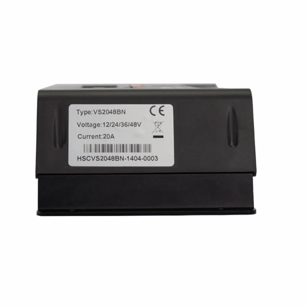 

EPSOLAR PWM 48V 20A controller for solar battery charging system 24V 48V work MT50 remote meter VS2048BN LCD display 12V 36V