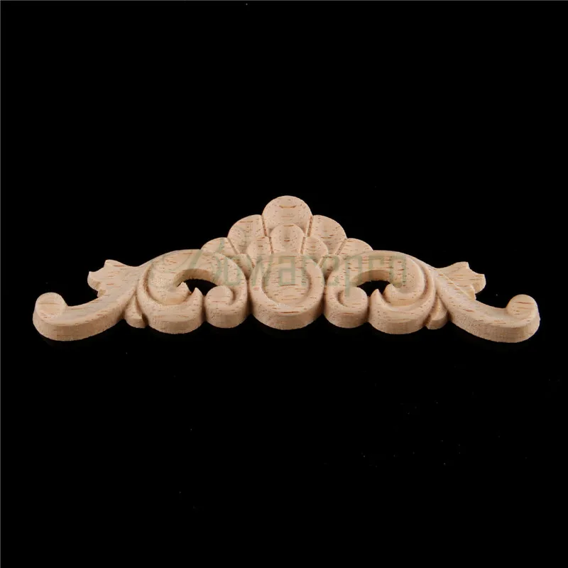 Деревянная аппликация bowarepro с резными углами 13*4 см 1 шт.|wood angle|corner anglefurniture corner |