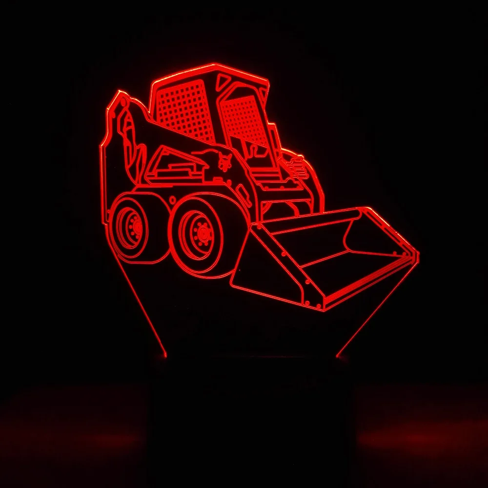 Детский вилочный погрузчик Luminaria 7 цветов затемняющий градиент RGB иллюзия