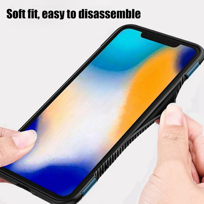 Magnetic Car Holder Phone Case for iPhone 8 plus Cover Finger Ring Stand Coque XR XS Max X 6 7 Full Protect |