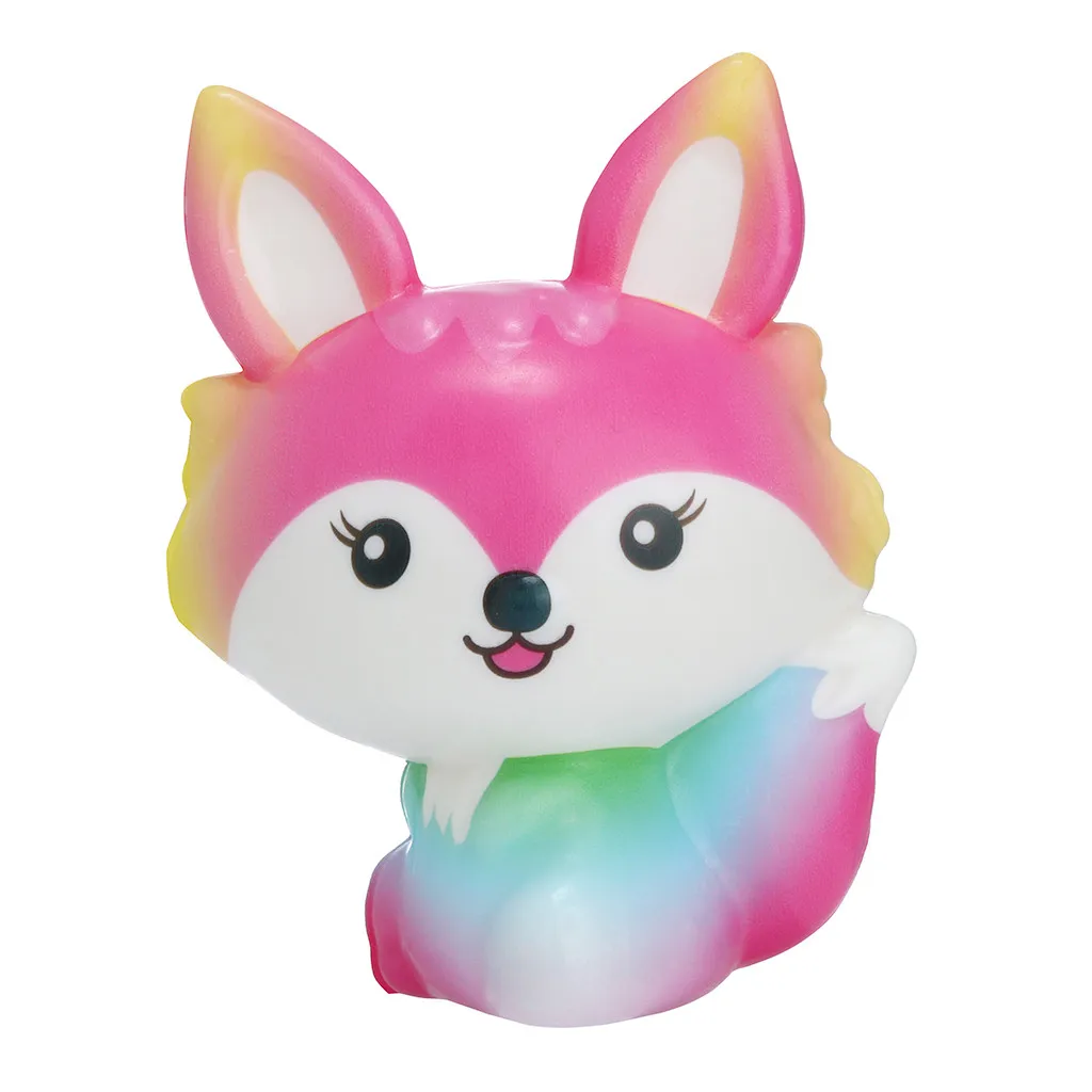 Squishies новинка игрушки Kawaii лиса медленно поднимающийся крем Ароматические игрушки для снятия стресса Подарки Забавные игрушки juguetes antiestres# S20