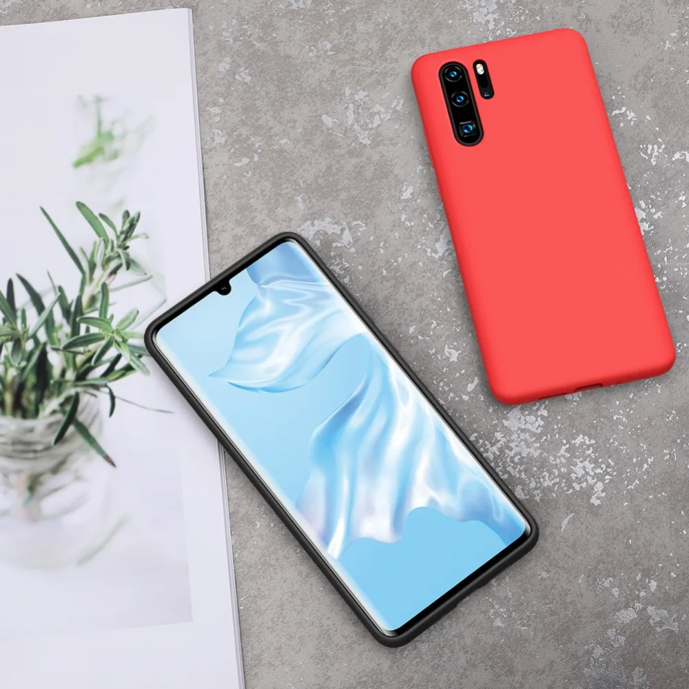 Huawei P30 Pro чехол NILLKIN Flex чистый мягкий жидкий силиконовый резиновый противоударный чехол для телефона чехол s для huawei P30 Lite(Nova 4E) Чехол