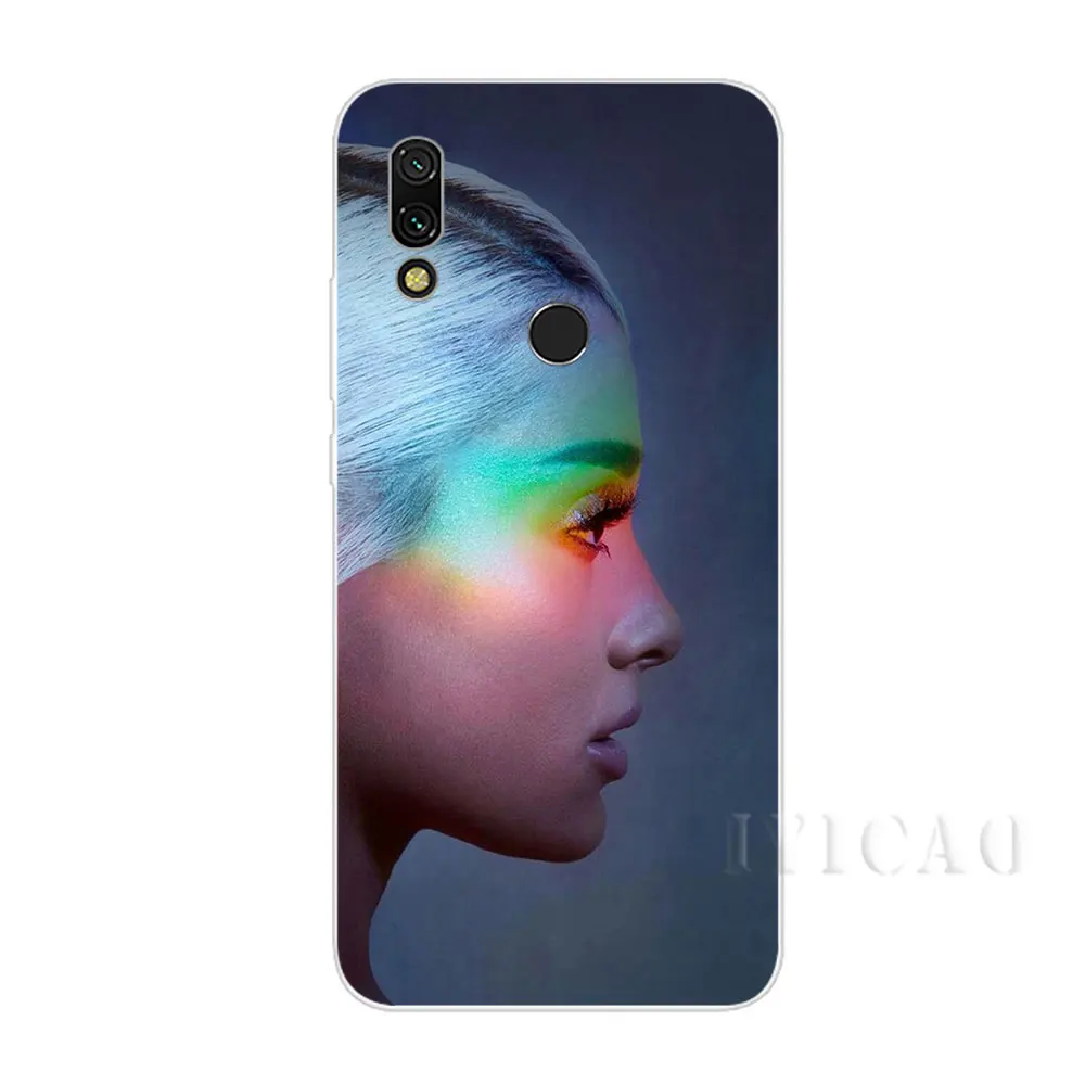 IYICAO Ариана Гранде AG радуга Жесткий Чехол для Xiaomi Redmi Note 3 4 5 6 7 Pro 5A Prime