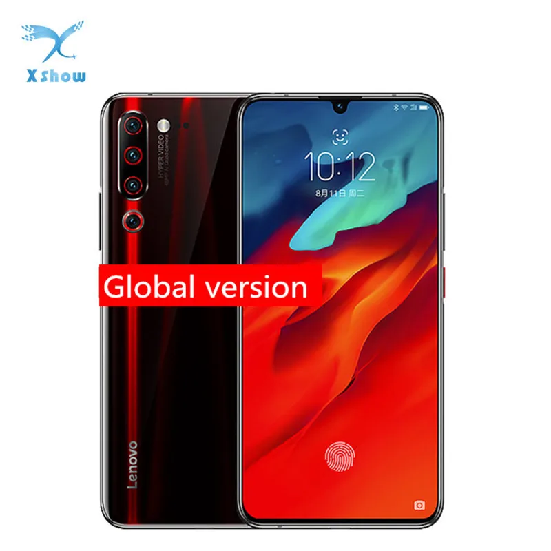 Lenovo Z6 Pro глобальная версия 6 ГБ/8 ГБ RAM 128 ROM Android 9 Snapdragon 855 Rom 39 дюймов отпечаток