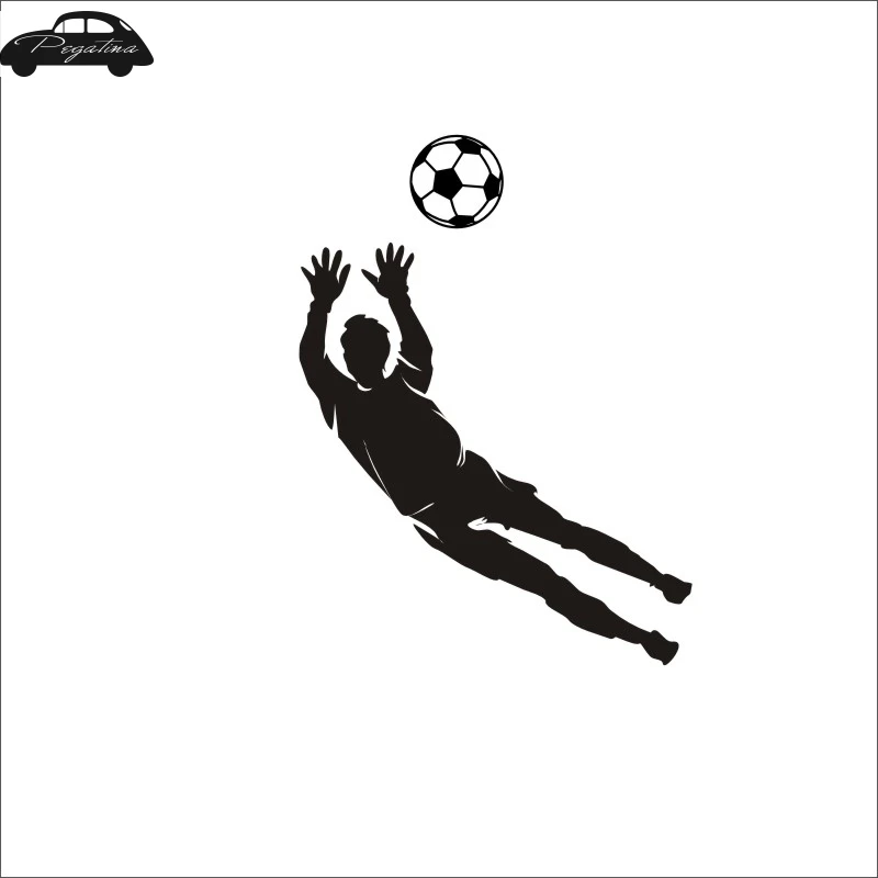 Футбол вратарь плеер Наклейка Спорт автомобиль наклейка шлемы детская комната