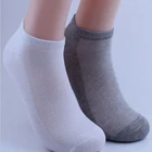 5 пар, женские носки, унисекс, короткие носки до лодыжки, белые, серые, черные