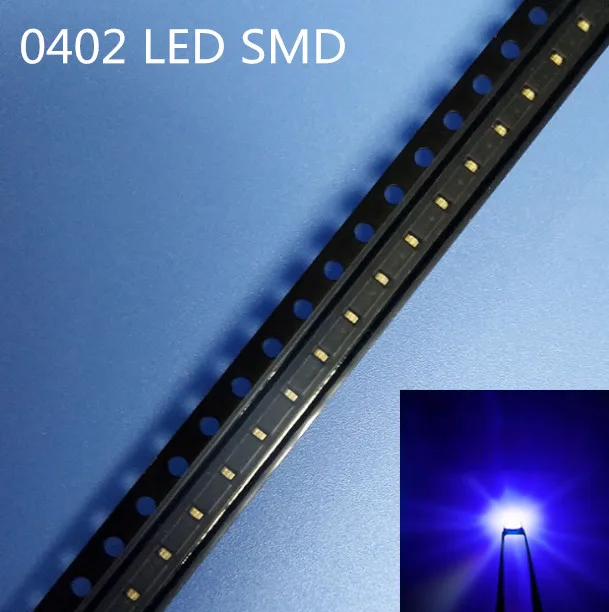 3000 шт. 0402 1005 1.0x0.5мм синий светильник SMD светодиодный светодиод 460-475nm 20ma smd диоды