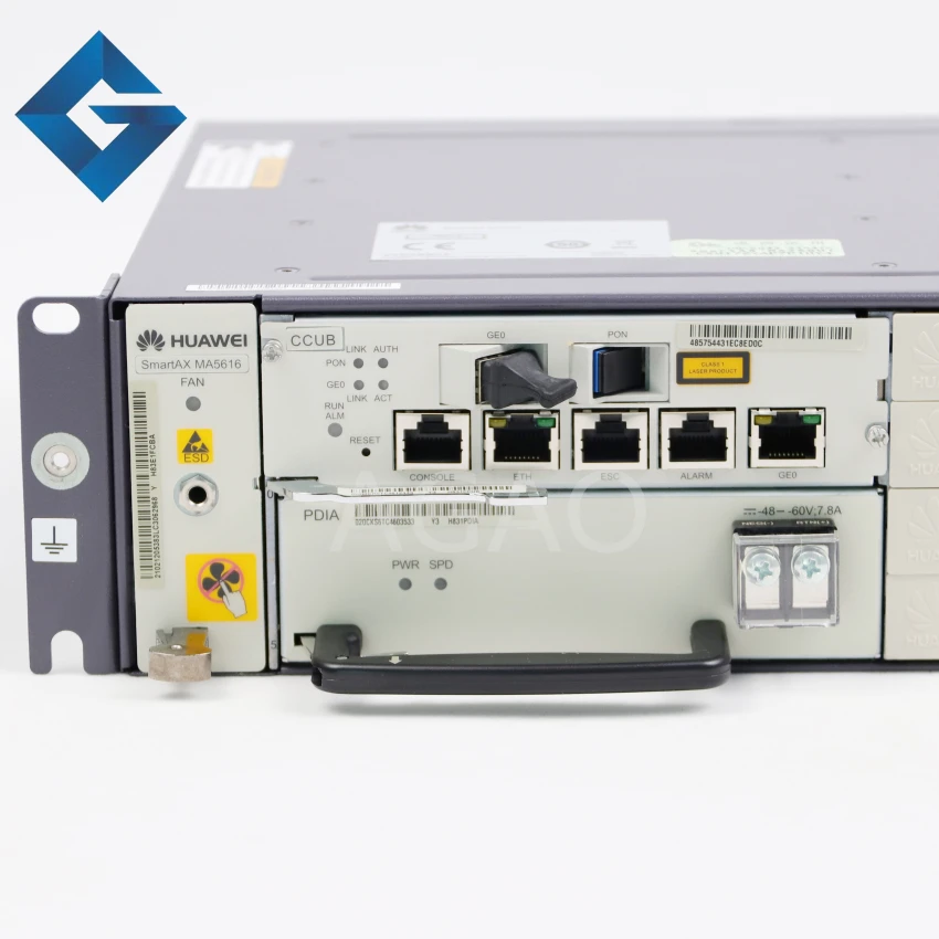 Оригинальное новое шасси Hua wei DSLAM SmartAx MA5616 с CCUB/CCUD PDIA Поддержка питания