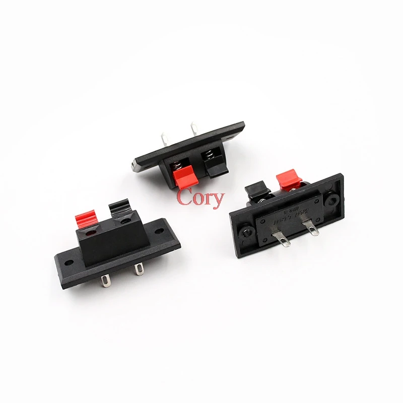 5 шт. клеммы 2 разъем позиции пружинные аудиоколонки тестовый зажим CZYC |