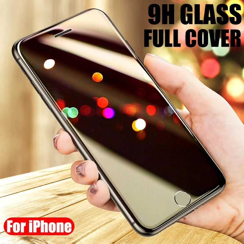 7D взрывозащищенное Закаленное стекло для iPhone 8 7 6s Plus защита экрана полное