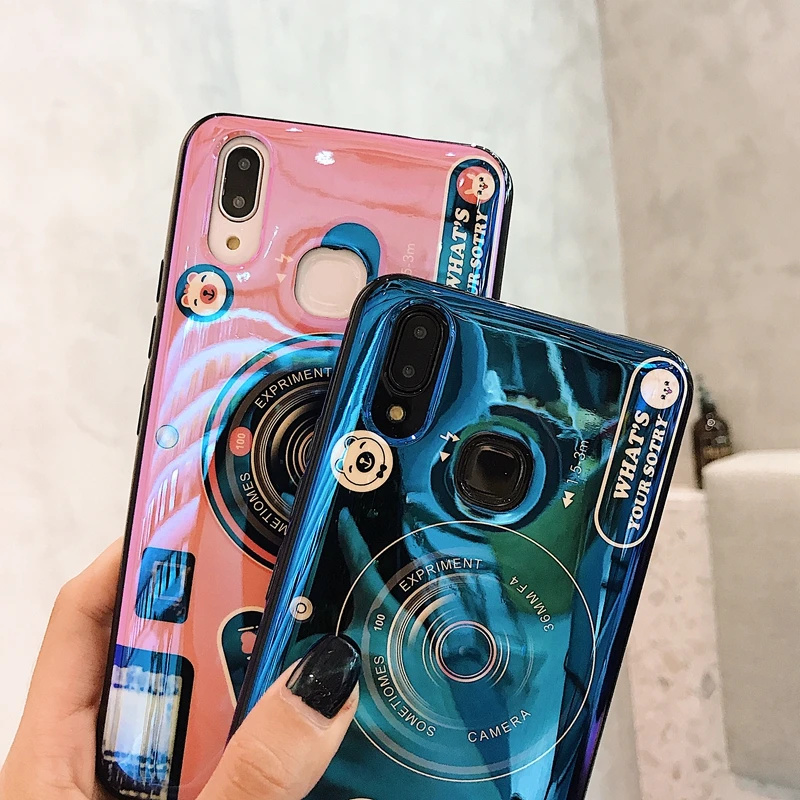 Милый держатель для телефона камеры крышка Vivo x21 x21ud x21i ud i x23 nex a s x20 x9 x9s x7 plus экран