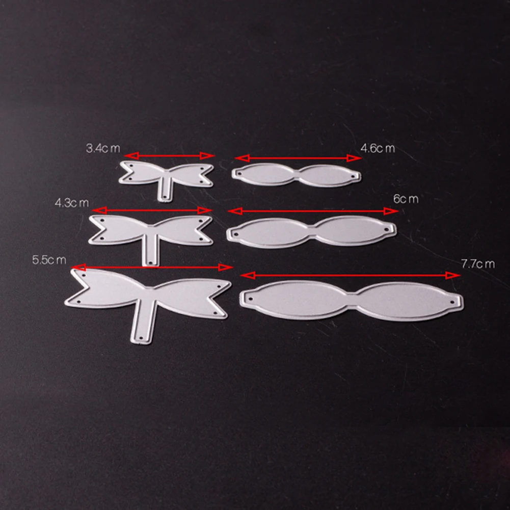 6 шт. ленты лук резки штампы DIY альбом для скрапбукинга декоративные тиски