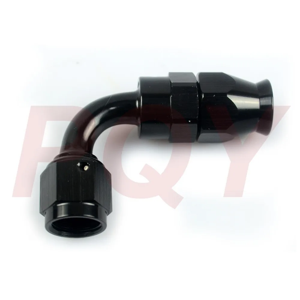 WLR RACING - Black High Quality PTEF AN6 AN-6 90 DEGREE REUSABLE SWIVEL HOSE END FITTING WLR-SL6090-06-021 | Автомобили и