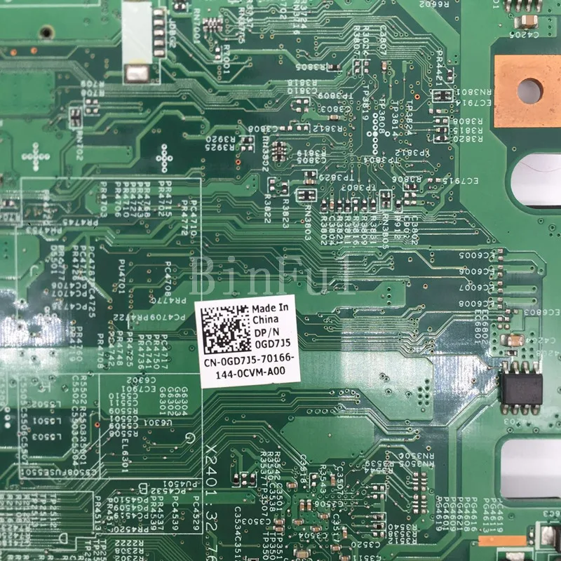 Высококачественная материнская плата для ноутбука Dell Latitude E5410 модель 0GD7J5 GD7J5 100%