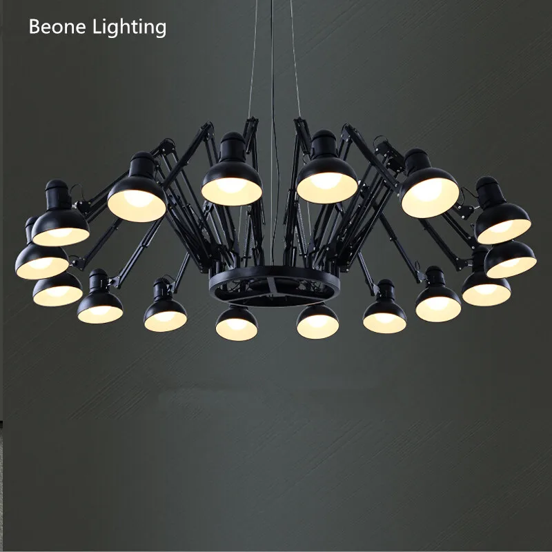 Подвесная лампа Ron Gillad Dear Ingo E27 9 головок в современном стиле|pendant lamp|dear ingospider pendant