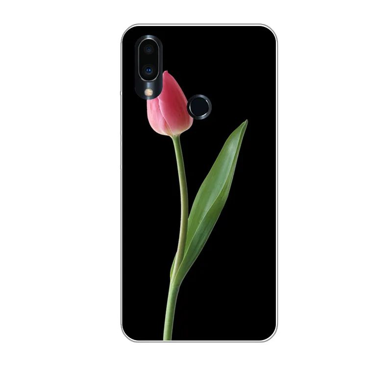 Meizu note 9 Case Silicon Colorful petals Painting Soft TPU Back Cover for note9 Phone shell Coque Funda |