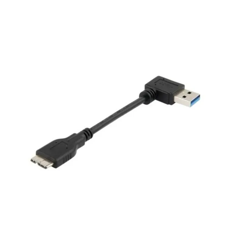 LBSC USB 3 0 кабель правый угол типа A папа к Micro B Мужской 10 см|usb 3.0 cable|usb micro bcable usb a |