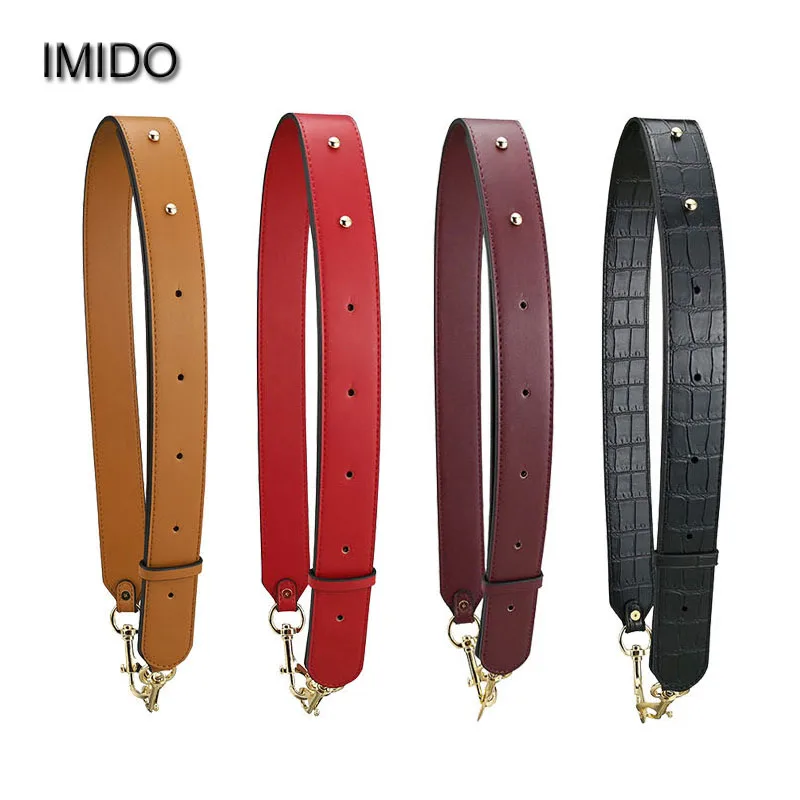 

IMIDO 95-120cm Women Handbag Replacement Straps pu Leather Crossbody Shoulder Belt Bag accessory pasek do torebki correas STP138