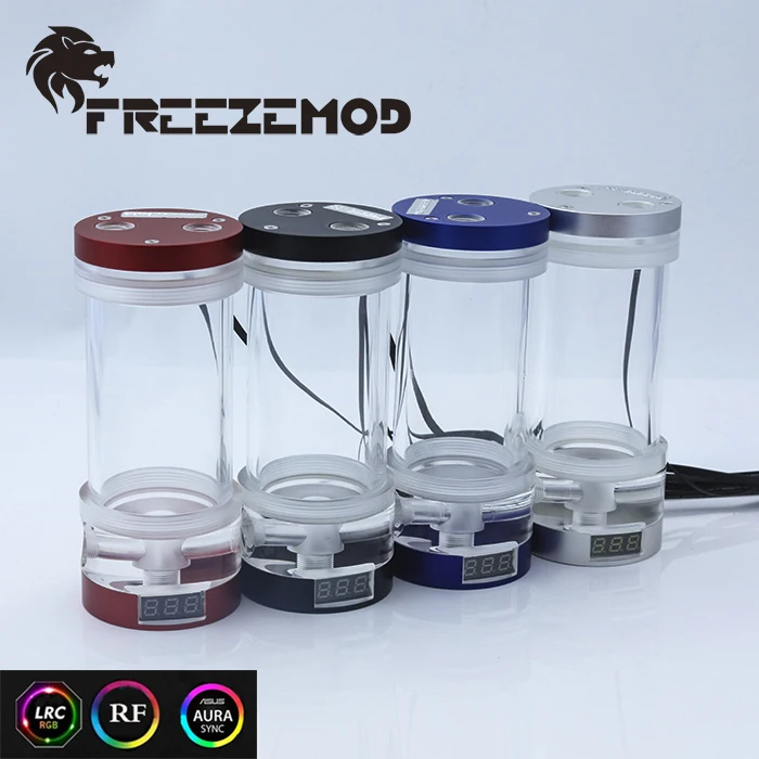 FREEZEMOD компьютерное водяное охлаждение цилиндр резервуар для воды od60мм с