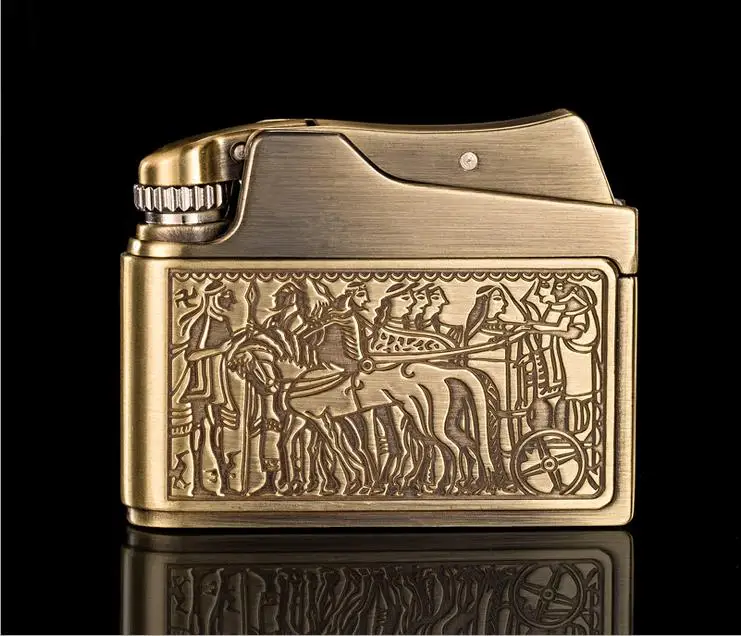 Классическая старая керосиновая зажигалка корпус из нержавеющей стали