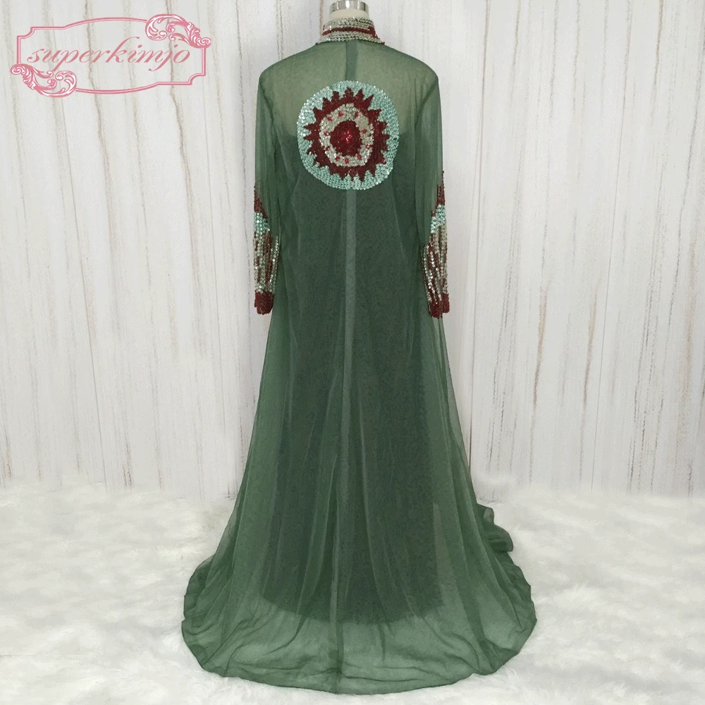 Женское вечернее платье SuperKimJo длинное мусульманское с бусинами | Свадьбы и