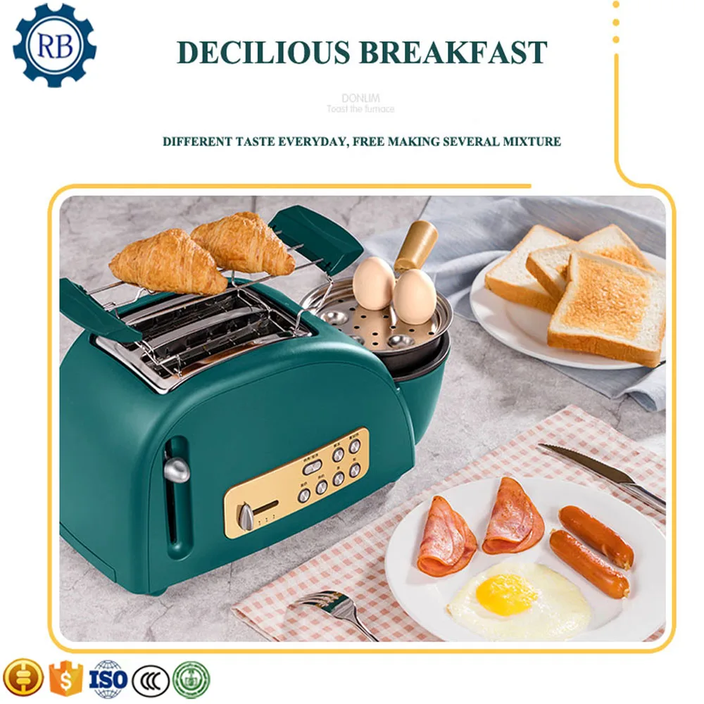 Электрическая Кофеварка семейного типа с таймером/кофеварка для завтрака 3 в
