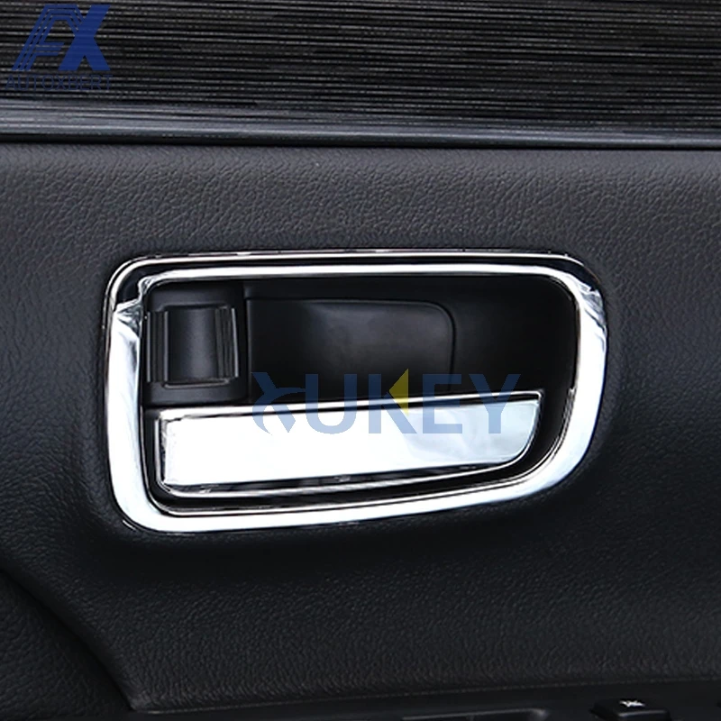 Внутренняя крышка дверной ручки AX Chrome чаши отделка молдинг украшение для Mitsubishi