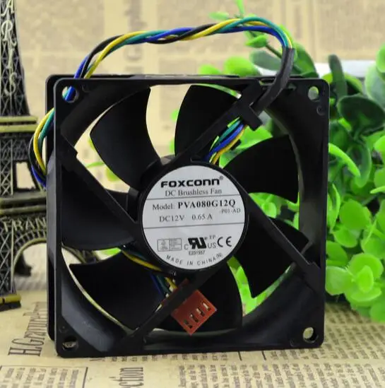 Оптовая продажа: 8 см 80*80*25 12V0.65A PVA080G12Q PWM 4-контактный вентилятор ЦП | Компьютеры и